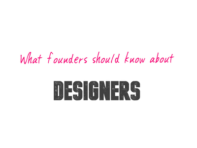 What Founders Should Know banner blog design header statement