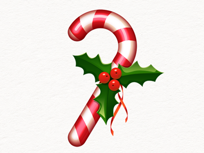 Candy Cane Free Icon