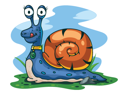 Free Vector Snail Illustration