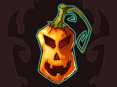 Free Evil Vector Halloween Pumpkin