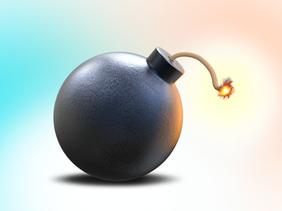 Free 3d bomb 3d bomb damage danger detonate explosion free free 3d bomb icon png render weapon