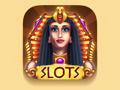 Cleopatra Game Icon app cleopatra digital painting egypt game icon photoshop slots