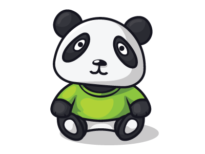 Free Panda Character animal asian bear character free free panda character free vector panda mascot panda vector wildlife young