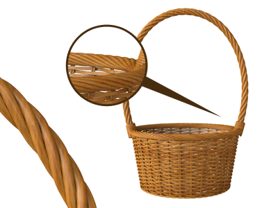 Free Wicker Basket 3D 300ppi 3d basket design download free free wicker basket freebies render wicker
