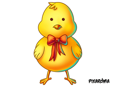 Easter Chicken Cartoon Character by pixaroma on Dribbble