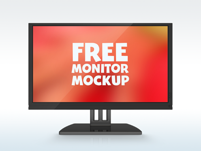 Free Monitor Mockup