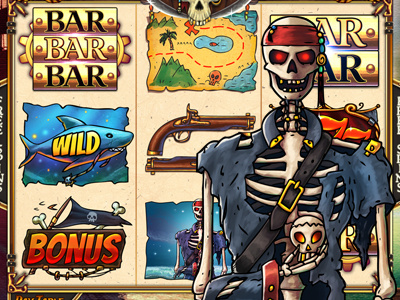 Pirates Slots Machine Game design digital painting game illustration mobile pirate reskin slots slots machine