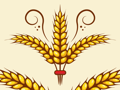 Free Autumn Wheat Vector + Video Tutorial. autumn deco illustration illustrator process tutorial vector video wheat youtube