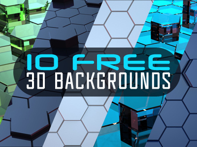 Free Hexagonal 3d Backgrounds 3d abstract background download hexagon hexagonal reebies render set wallpaper