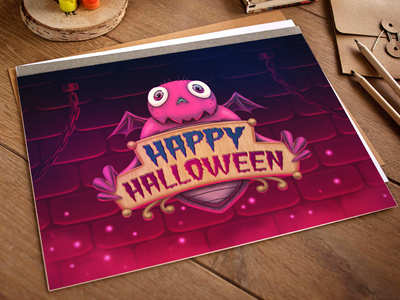 Free Happy Halloween Digital Painting art bug concept creature design digital digital painting free halloween happy illustration painting