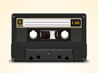 Free Old Cassette Psd cassette download free freebie icon illustration music old psd retro