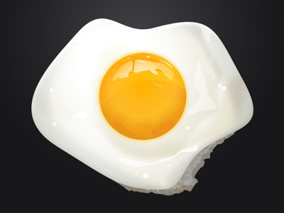 Free Fried Egg Illustration Psd cook download egg food free freebie fried illustration photoshop png psd realistic