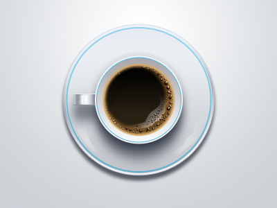 Cup of coffee Free PSD and PNG icon coffee cup cup of coffee design free freebie icon illustration photoshop png psd realistic