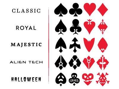 Playing Card Vector Symbols