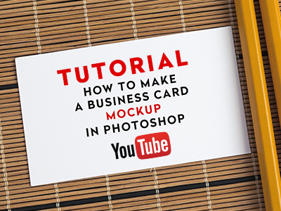 Download How To Make A Business Card Mockup In Photoshop By Pixaroma On Dribbble PSD Mockup Templates