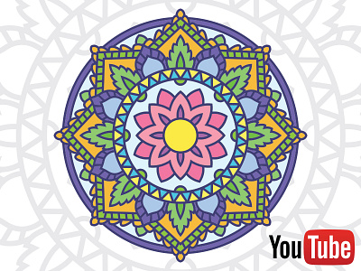 Free Vector Mandalas + Video Tutorial on Youtube design download free freebie how to illustration mandala pattern tutorial vector video youtube