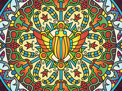 Egyptian Mandala Design