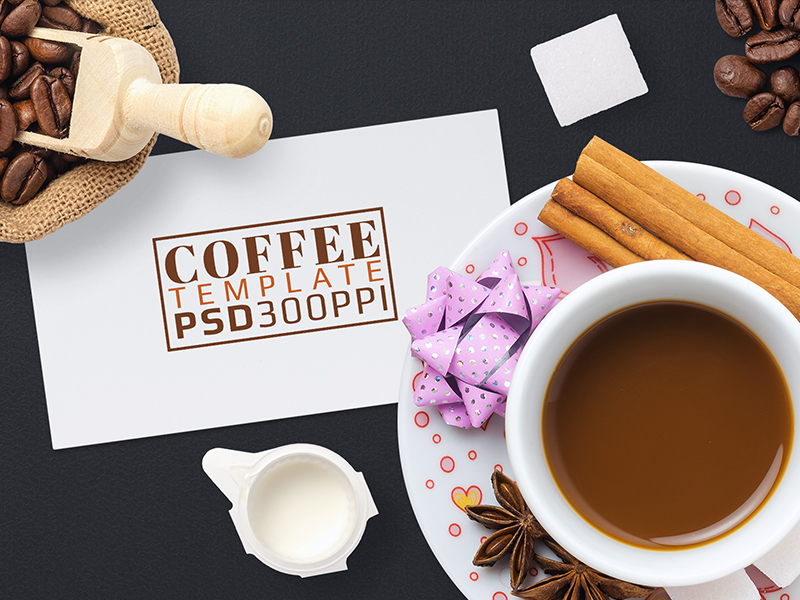 Download Free Coffee Mockup Psd by pixaroma | Dribbble | Dribbble