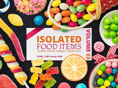 Isolated Food Items Vol.3