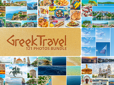 Greek Travel Photo Bundle beach bundle food greece greek meteora mountain photo skiathos summer thessaloniki travel