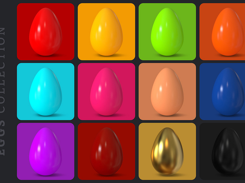 Download Easter Egg Mockups and Images by pixaroma on Dribbble