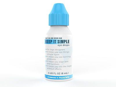 Keep It Simple - Eye Drops for Logo Designers 😂