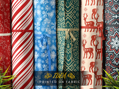 Download 100 Seamless Patterns Vol 4 Christmas By Pixaroma On Dribbble