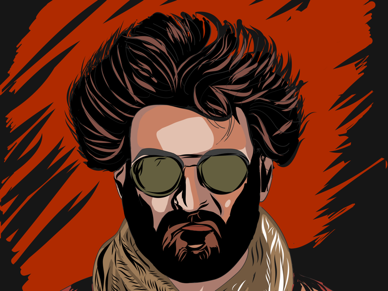 Rajnikanth by Vineet on Dribbble