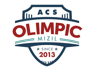 ACS OLIMPIC MIZIL design handball logo logo design sport team sports team