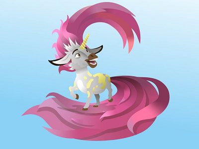 Unicorn character character design design illustration illustrator vector дизайн