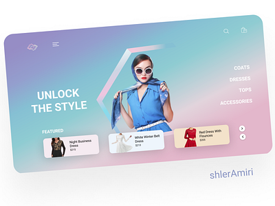 Clothing Store app branding design figma ui userexperience ux vector