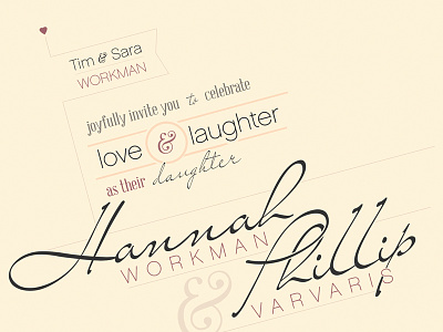 Wedding Invite Concept lines typography wedding wedding invitation
