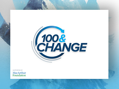100&Change Logo 100 million dollars 100andchange 100change common pool logo macarthur foundation rampit