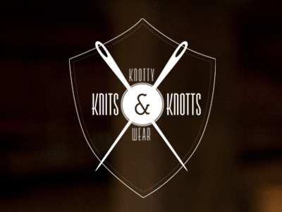 Knits & Knotts Logo branding knits knotts logo sewing