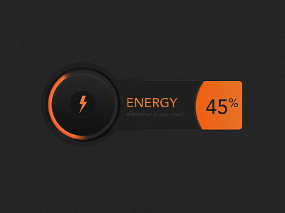 Nail Gun App Graph energy glow gradient graph icon lightning bolt percentages texture