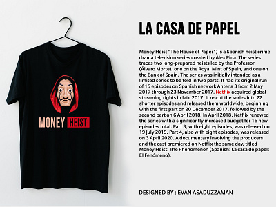 Money Heist T-Shirt design