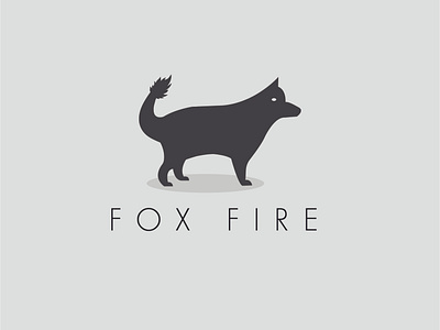 fox fire minimalist logo