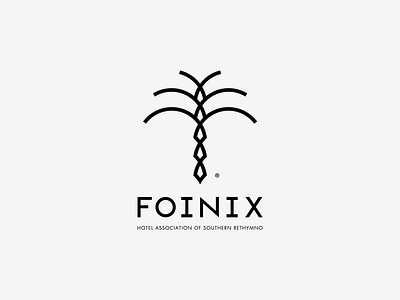 FOINIX chain crete design hotel logo palmtree phoenix