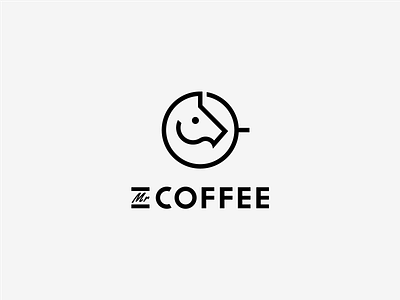 MR COFFEE coffee cup horse logo logo design rethymno