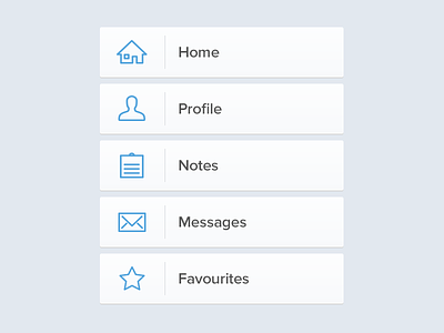 Super-simple Buttons blue bright buttons clean minimal retina simple