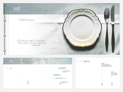 The Black Bear Hotel art direction berlin design menu photography typography
