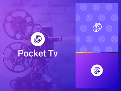 Pocket Tv Logo Concept