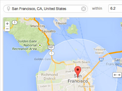 Geolocation Segments Feature geolocation google map location location search map pin search ui ux