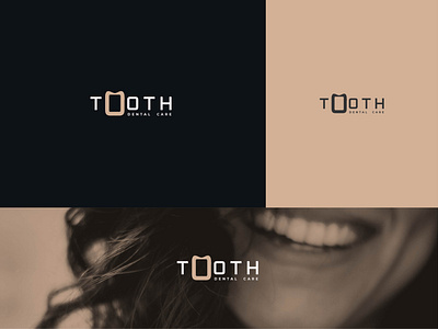 Tooth dental care medical logo