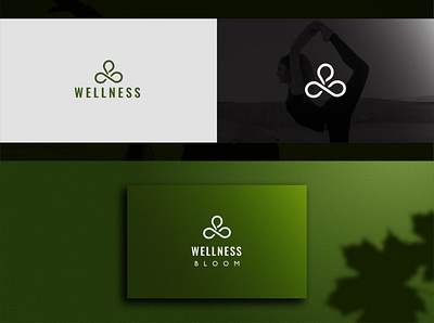 Wellness bloom - health life-style & yoga center logo yoga practice