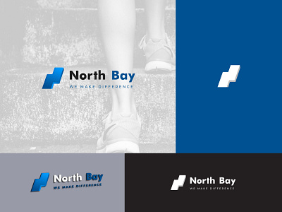 North Bay investment company logo design blockchain