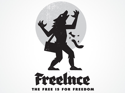 Freelnce Wrewlf creature howl icon monster sticker t-shirt werewolf wolfman