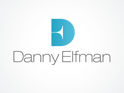 Danny Elfman, composer icon logo music negative space typography
