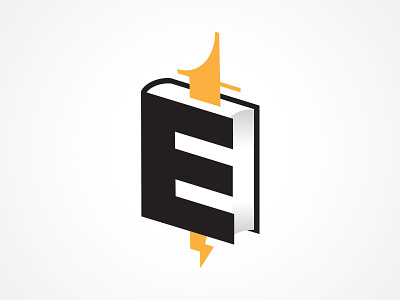Electric Type icon book icon lightning logo
