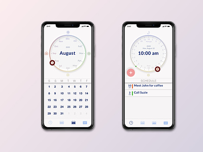 Wheel of Time - Calendar App concept